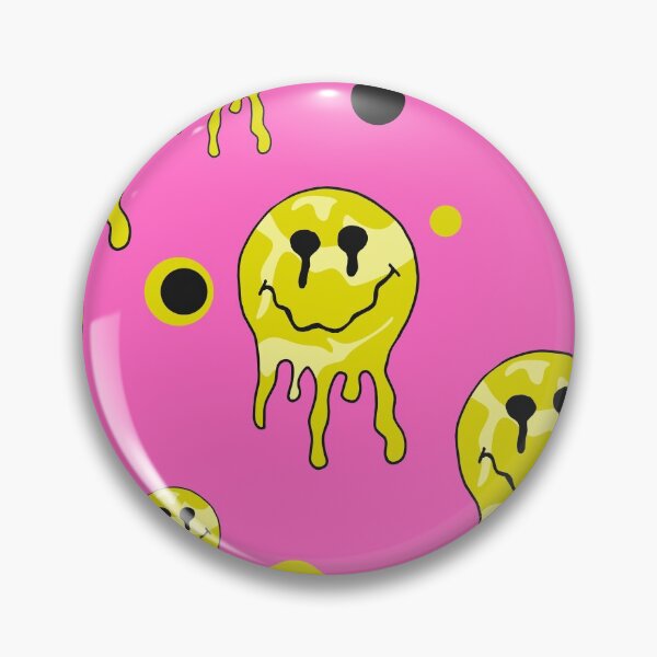 Item preview, Pink melted smiley designed and sold by Angelinjose.