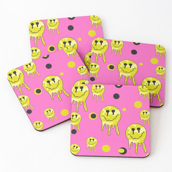 Item preview, Pink melted smiley designed and sold by Angelinjose.