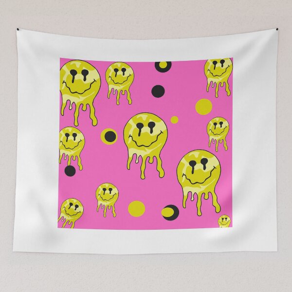 Item preview, Pink melted smiley designed and sold by Angelinjose.