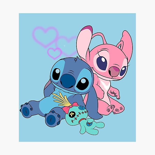 Lilo and Stitch Characters Print-Vinyl-1096