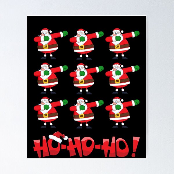 Artikelvorschau, HO HO HO Dabbing SANTA Weihnachten entworfen und verkauft von Juliano-Designs.