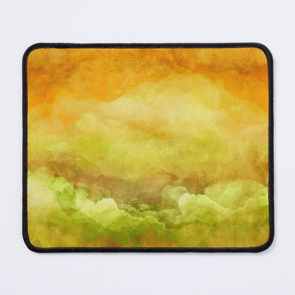 Item preview, Abstract, contemporary painting, pattern, green, terracotta, yellow designed and sold by Svitac.
