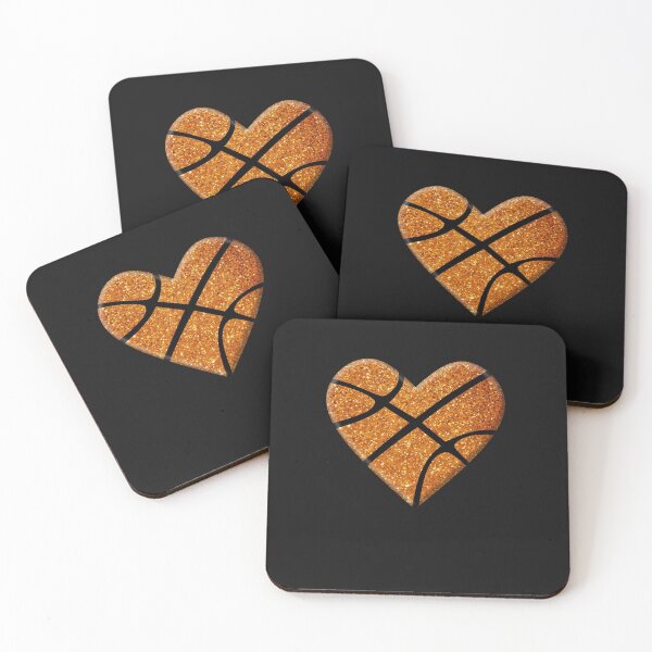 Item preview, Basketball Love, Glitter Heart, Gift designed and sold by LusterCraft.