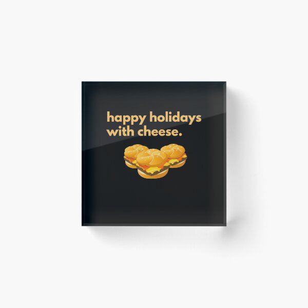 Item preview, Happy Holidays With Cheese designed and sold by czavonarola.