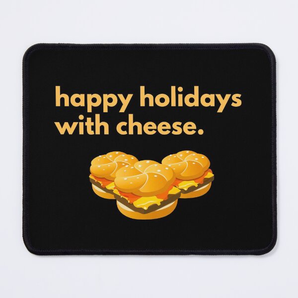 Item preview, Happy Holidays With Cheese designed and sold by czavonarola.