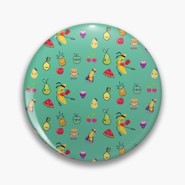 Item preview, Fruit punch banana stickers / cute fruity face stickers that promote healthy eating for kids designed and sold by haRexia.