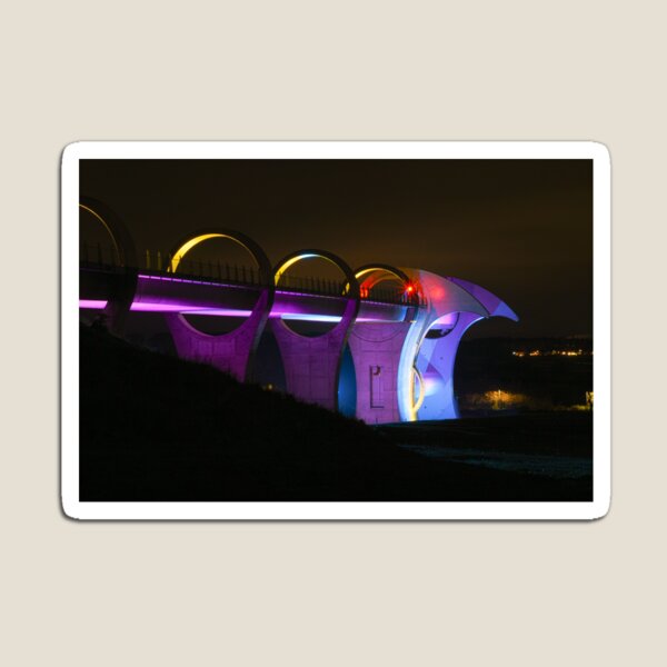 Item preview, Falkirk Wheel at night designed and sold by rich1mages.