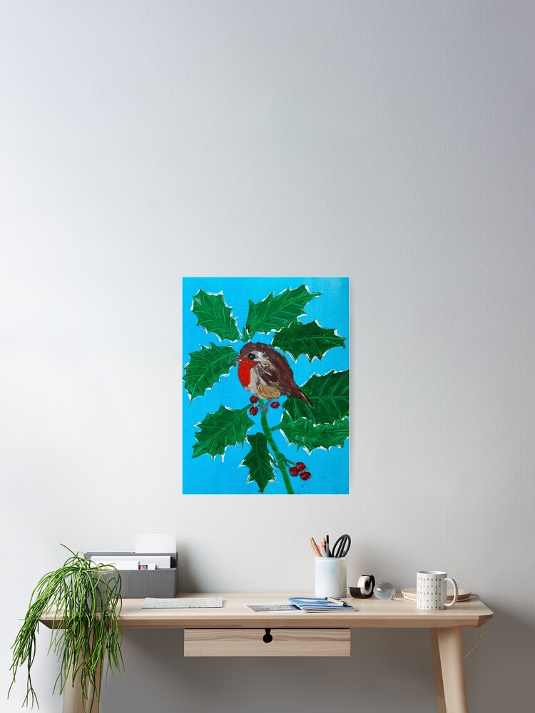 Thumbnail 2 of 3, Poster, Holly Robin designed and sold by RuthBreen1.