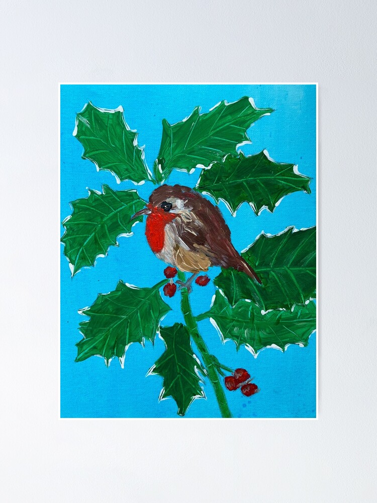 Thumbnail 1 of 3, Poster, Holly Robin designed and sold by RuthBreen1.