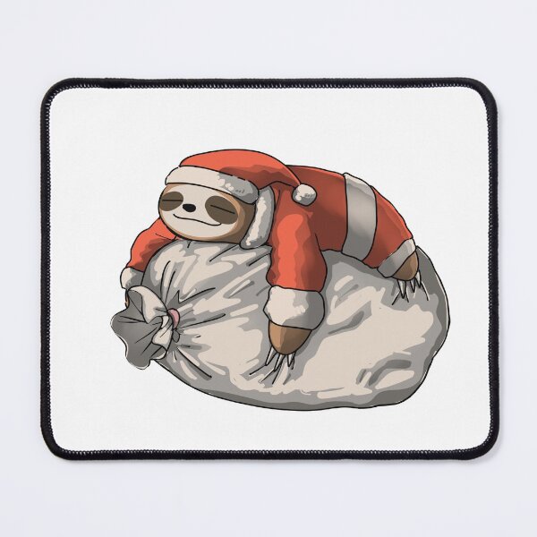 Item preview, Santa Sloth with his bag designed and sold by BRBShop.