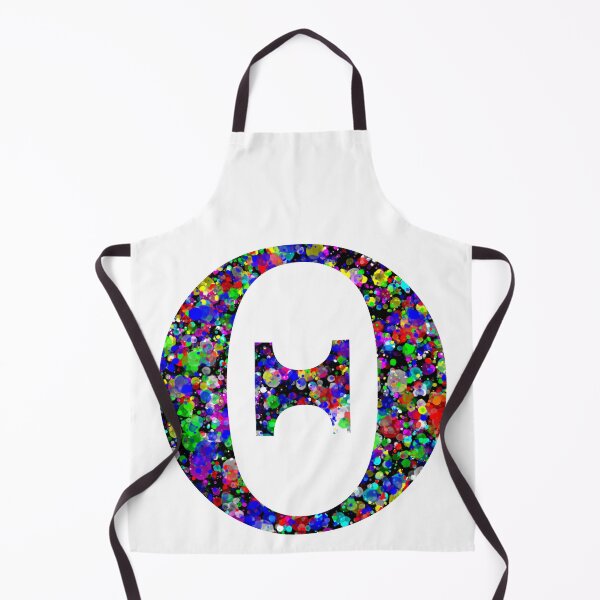 Item preview, Letter Theta Letter Θ Paint Splatter designed and sold by Handstand365.