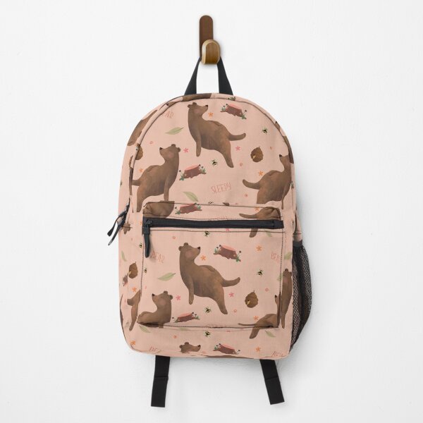 Artikelvorschau, Schläfriger Bär (Pink) entworfen und verkauft von ohmysloth.