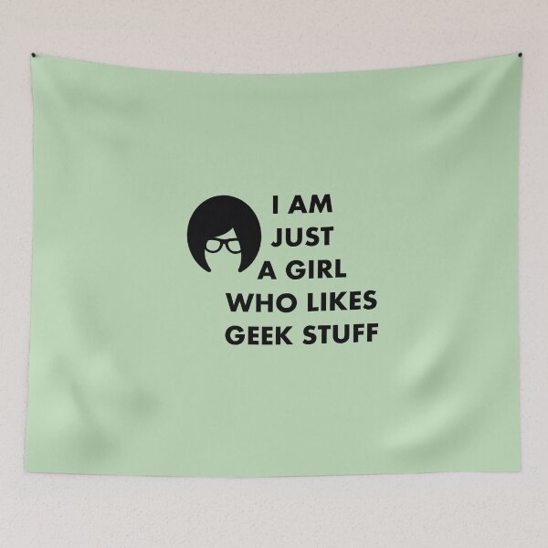 Item preview, Geek Girl Who Likes Geek Stuff Basic designed and sold by jujupey.