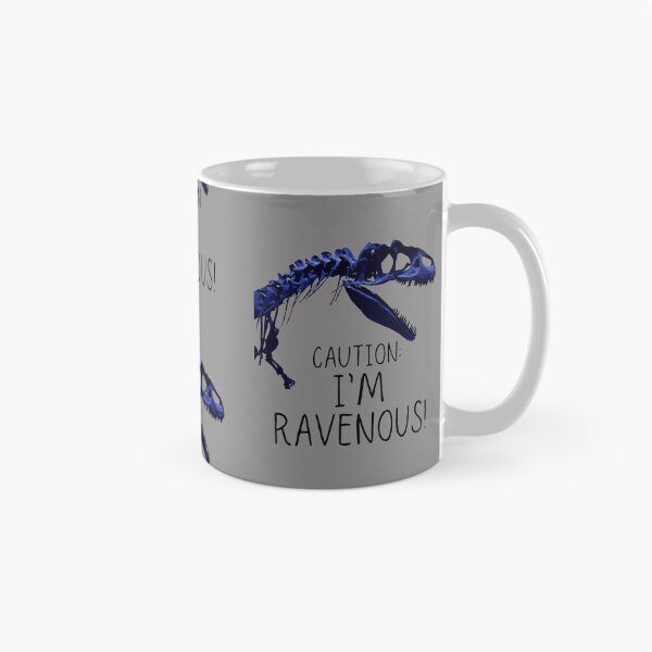 Artikelvorschau, Achtung: Ich bin gefräßig!. Toothy, beängstigendes Dinosaurierskelett. Handgeschriebener Text. entworfen und verkauft von JellyBeenzz.