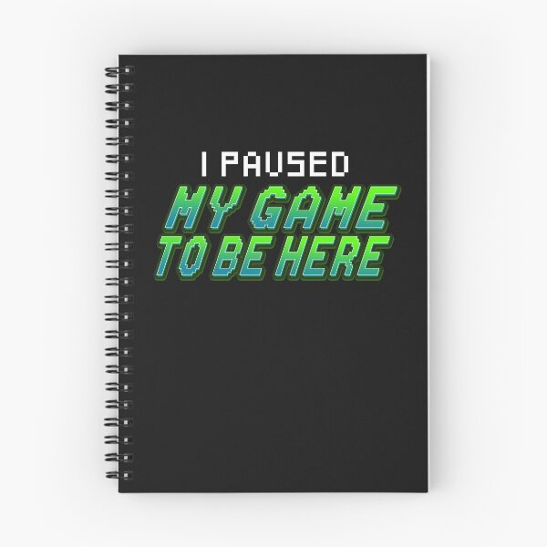 Item preview, I PAUSED MY GAME TO BE HERE - GAMING GAMER GAMER Design Streamer Twicht Player Shooter 1337 Pixel Art 8Bit Oldschool Father Dad Gift Idea designed and sold by Frontoni.