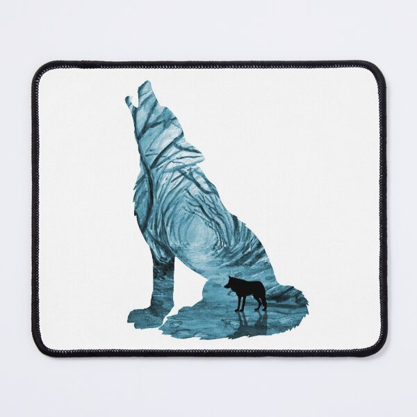 Item preview, Wild Forest Wolf - Turquoise designed and sold by maryedenoa.