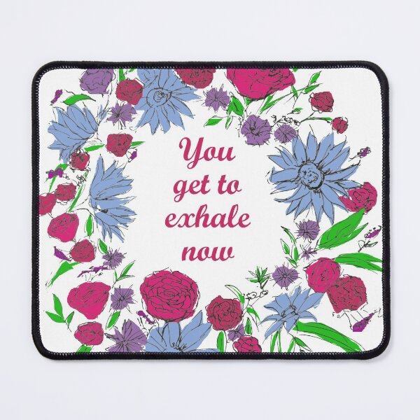 Item preview, Exhale Now - Bi Flag- Flowers designed and sold by brainbag.