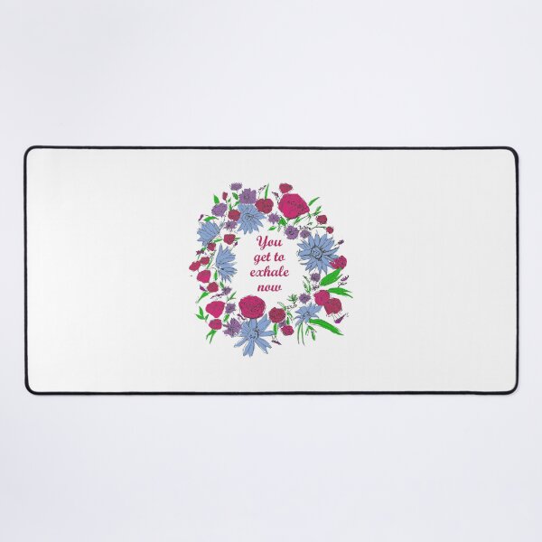 Item preview, Exhale Now - Bi Flag- Flowers designed and sold by brainbag.