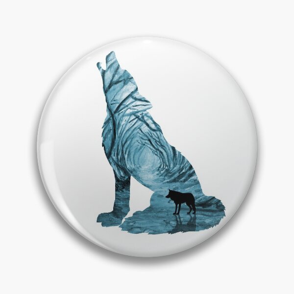 Item preview, Wild Forest Wolf - Turquoise designed and sold by maryedenoa.