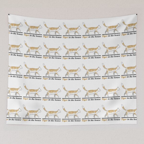 Item preview, Tiger in the house designed and sold by Designer-amjed.