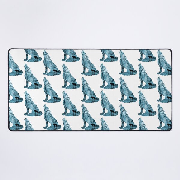 Item preview, Wild Forest Wolf - Turquoise designed and sold by maryedenoa.