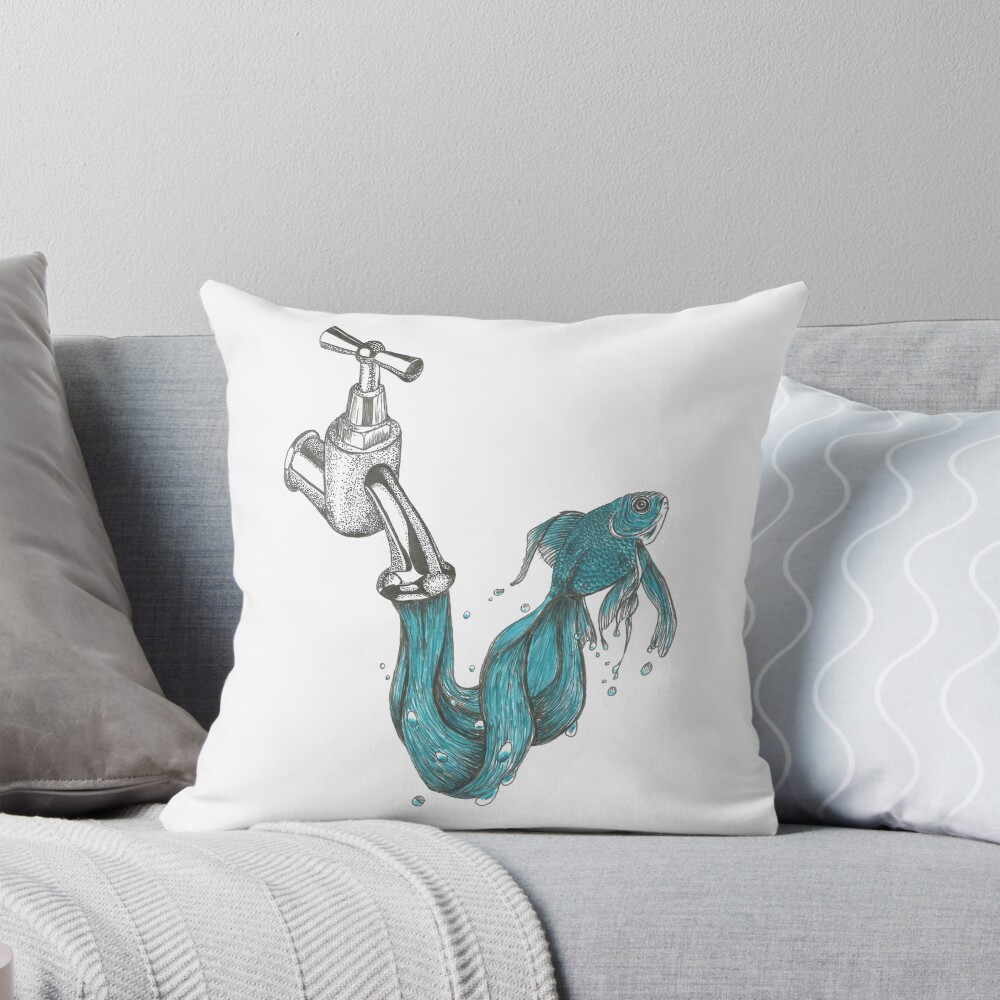 Item preview, Throw Pillow designed and sold by Crea-RiBo.