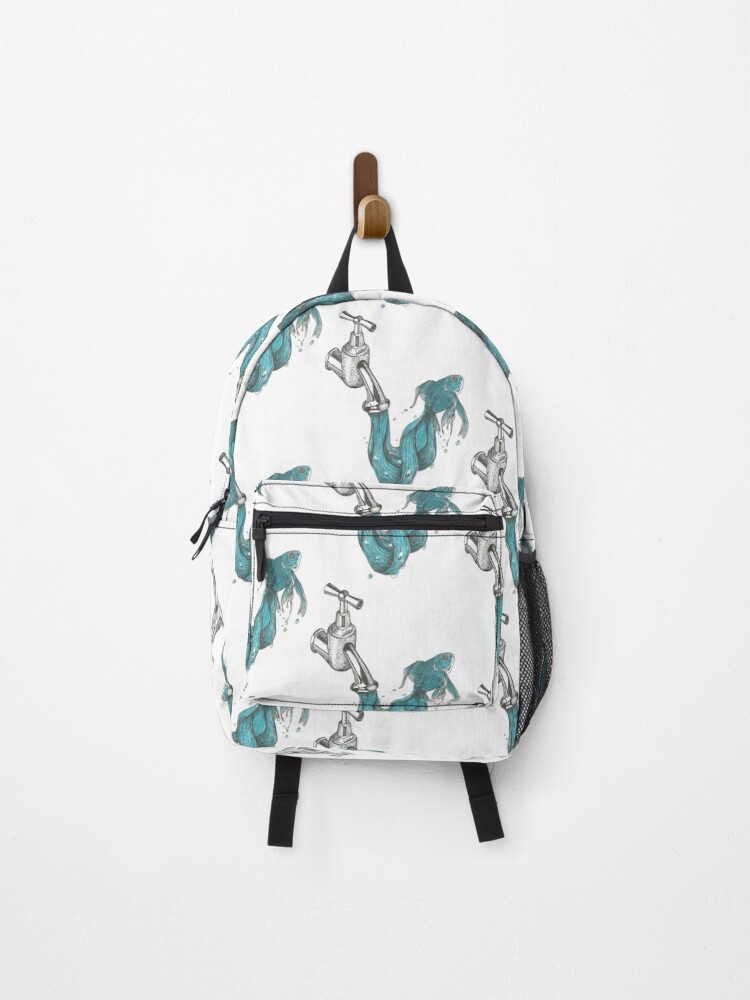Thumbnail 1 of 3, Backpack, Tap fish designed and sold by Crea-RiBo.