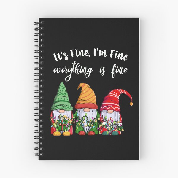 Item preview, It's Fine I'm Fine Everything Is Fine Gnome Christmas Lights  designed and sold by binly123.