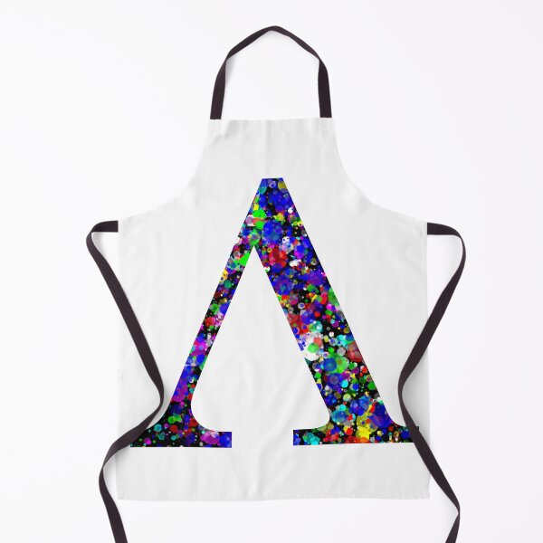Item preview, Letter Λ and Letter Lambda Paint Splatter designed and sold by Handstand365.