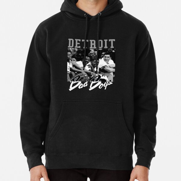 Detroit Bad Boys Pullover Hoodie - Black