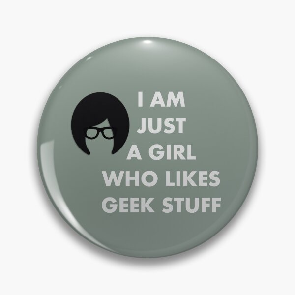Item preview, Geek Girl Who Likes Geek Stuff Grey Basic designed and sold by jujupey.