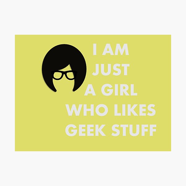 Item preview, Geek Girl Who Likes Geek Stuff Grey Basic designed and sold by jujupey.