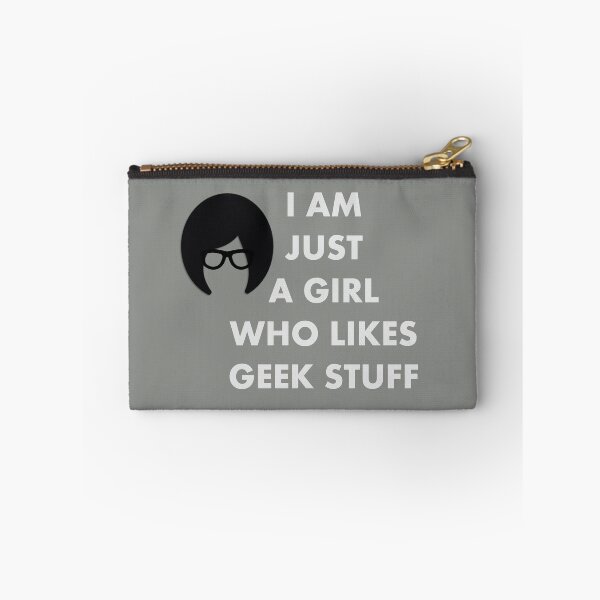 Item preview, Geek Girl Who Likes Geek Stuff Grey Basic designed and sold by jujupey.