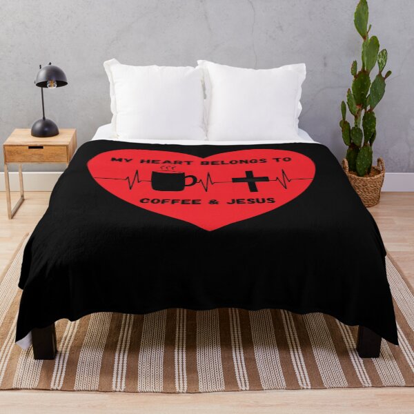 Item preview, My Heart Belongs To Coffee & Jesus designed and sold by SilkenDove.
