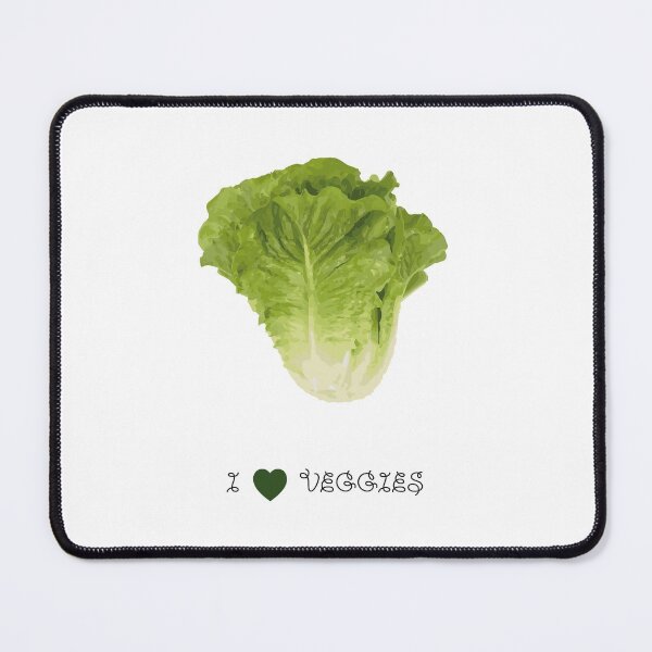 Item preview, I love veggies Lettuce - Vegan quotes designed and sold by Printables Passions.