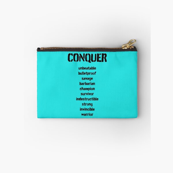 Item preview, Conquer, unbeatable, bulletproof designed and sold by platinumknuckle.
