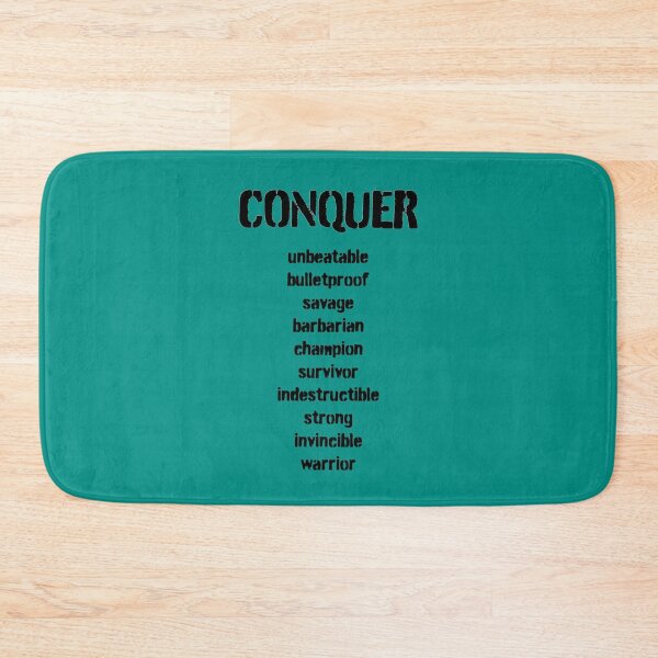 Item preview, Conquer, unbeatable, bulletproof designed and sold by platinumknuckle.