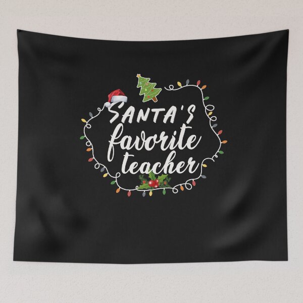 Item preview, Santas Favorite Teacher Funny christmas designed and sold by binly123.