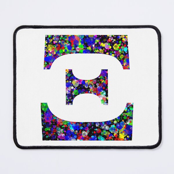 Item preview, Letter Xi Letter Ξ Paint Splatter designed and sold by Handstand365.