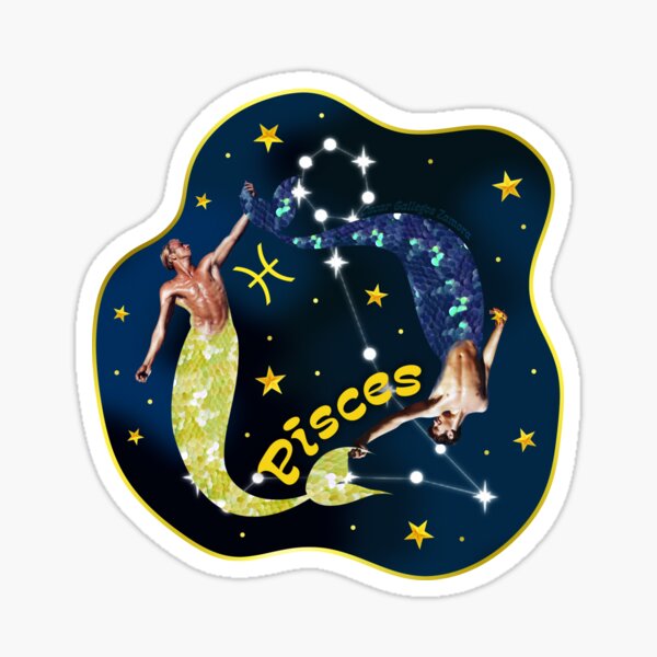 Item preview, Pisces Astrology Collage designed and sold by Physique & Fantasy.