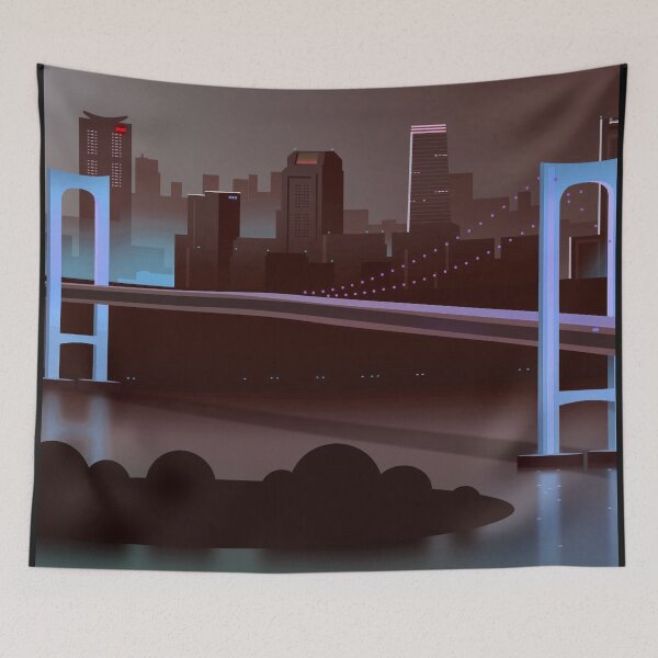 Item preview, Shining Blue Neon Bridge designed and sold by NexusArts.