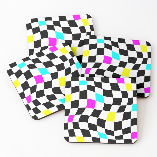 Item preview, CMYK Checkers designed and sold by AmeeMax.