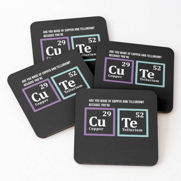 Item preview, Chemist chemistry saying partner gift idea gifts CU TE CUTE! designed and sold by Frontoni.
