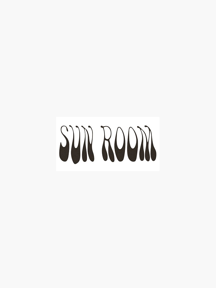 "sunroom band " Sticker for Sale by omwe Redbubble