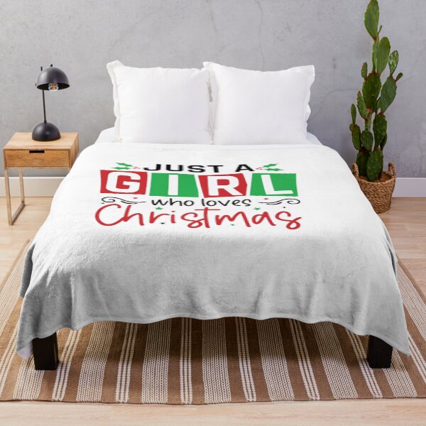 Item preview, Merry Christmas Quotes :Christmas Sayings . just a Girl Who Loves Christmas designed and sold by remonss.