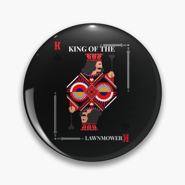 Item preview, KING OF THE LAWNMOWER YARDWORK KING LOGO T-SHIRT  designed and sold by BestCoolStuff.