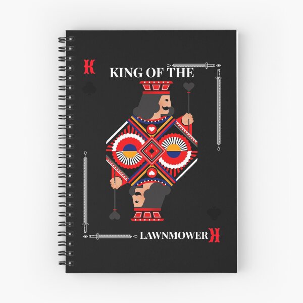 Item preview, KING OF THE LAWNMOWER YARDWORK KING LOGO T-SHIRT  designed and sold by BestCoolStuff.