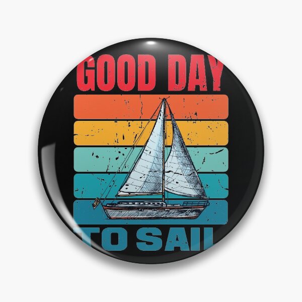 Item preview, Good Day To Sail - Distressed Retro Sunset designed and sold by cotros.