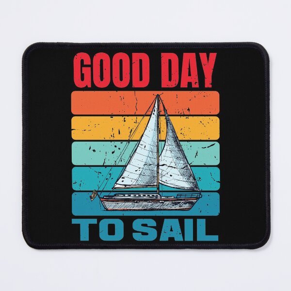 Item preview, Good Day To Sail - Distressed Retro Sunset designed and sold by cotros.