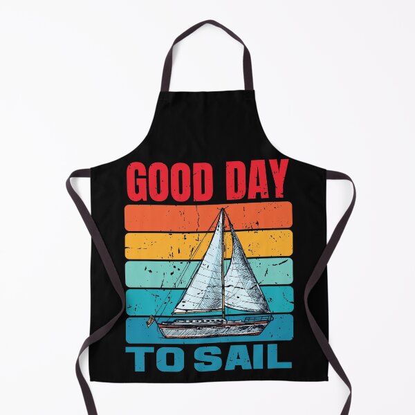 Item preview, Good Day To Sail - Distressed Retro Sunset designed and sold by cotros.